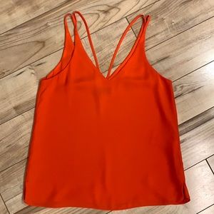 Orange tank top